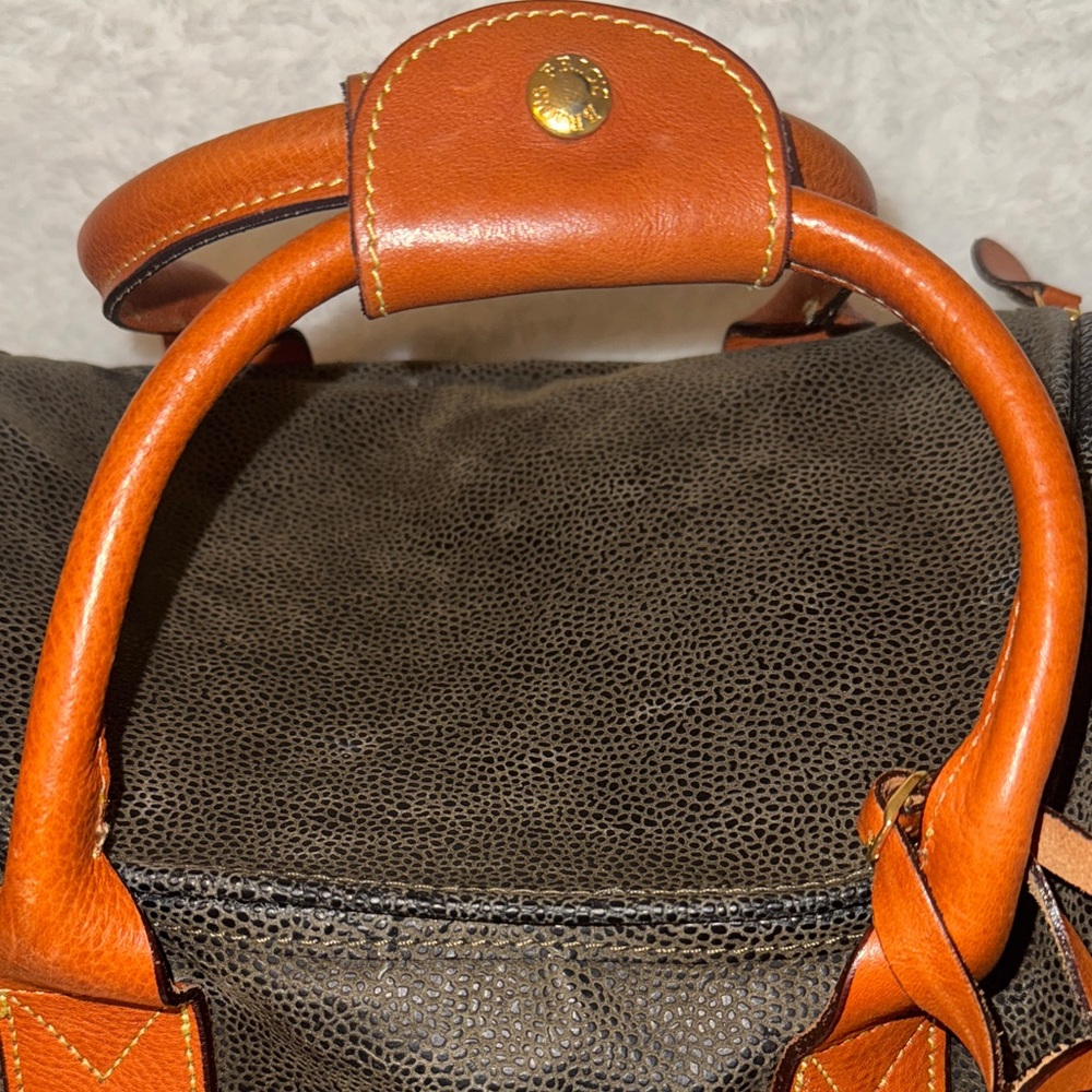 Bric’s Weekender Brown Leather Duffel Bag in mint condition - Picture 8 of 13